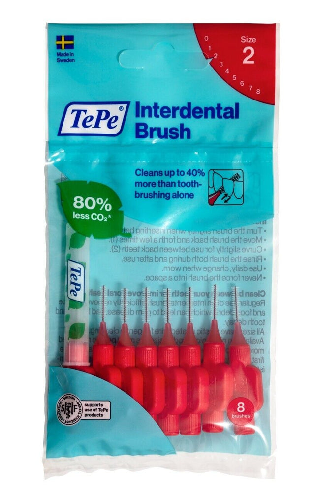 TePe Red Fine 0.50mm 8 Pack