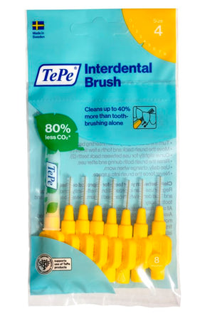 TePe Yellow Fine 0.70mm 8 Pack
