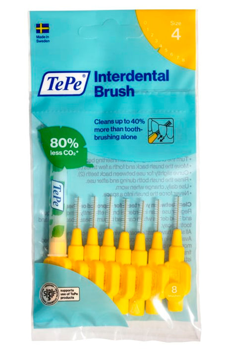 TePe Yellow Fine 0.70mm 8 Pack