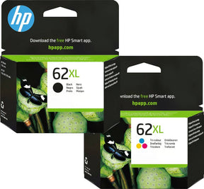 HP 62XL Black and Colour Ink Cartridge Bundle Pack
