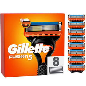 Gillette Fusion5 Men’s Razor Blade Refills – 8 Pack of Replacement Shaving Blades