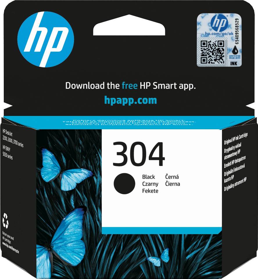 HP 304 Black Ink Cartridge - N9K06AE