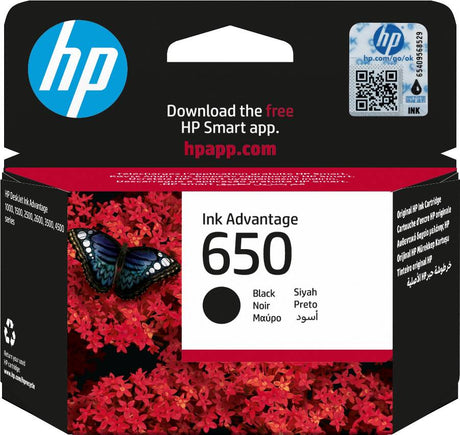 HP 650 Black Ink Cartridge - CZ101AE