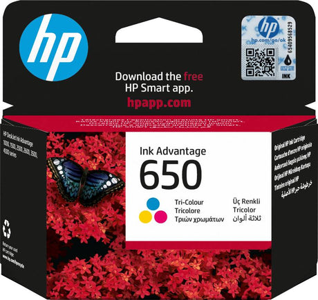 HP 650 Colour Ink Cartridge - CZ102AE