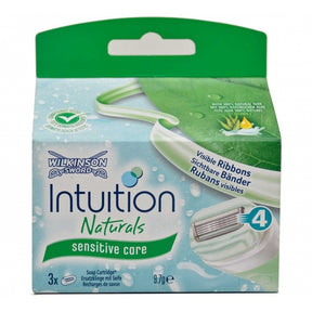 Wilkinson Sword Intuition Naturals Razor Blade Refills - Pack of 3