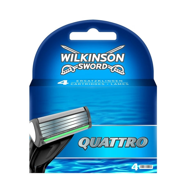 Wilkinson Sword Quattro Razor Blades - Pack of 4
