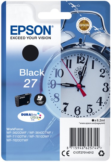 Epson 27 Alarm Clock Black Ink Cartridge