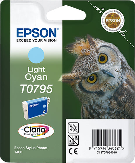 T0795 Owl Light Cyan Ink Cartridge