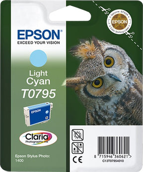Epson T0795 Owl Light Cyan Ink Cartridge