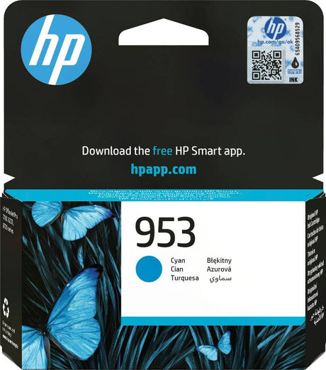 HP 953 Cyan Ink Cartridge - F6U12AE