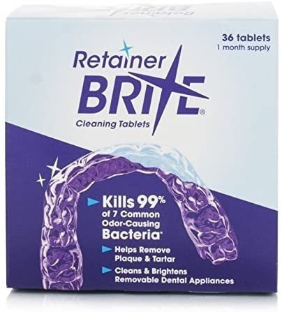 Retainer Brite Cleaning Tablets - 36 Tablets - 2 Pack