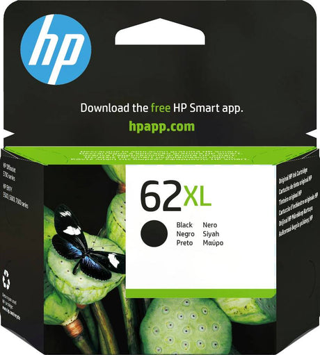 HP 62XL Black Ink Cartridge - C2P05AE