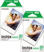 Fujifilm Instax Mini Film 20 Shot Pack x 2 Bundle