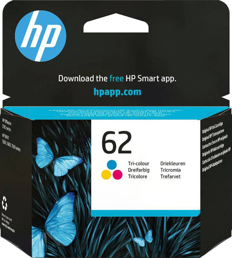 HP 62 Colour Ink Cartridge - C2P06AE