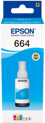 Epson Ecotank 664 Cyan Ink Bottle