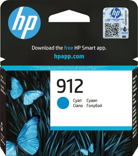 HP 912 Cyan Ink Cartridge - 3YL77AE