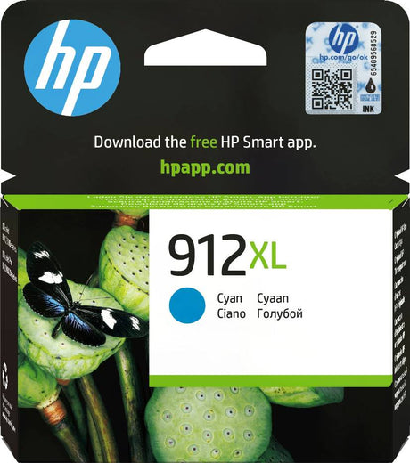 HP 912XL Cyan Ink Cartridge - 3YL81AE
