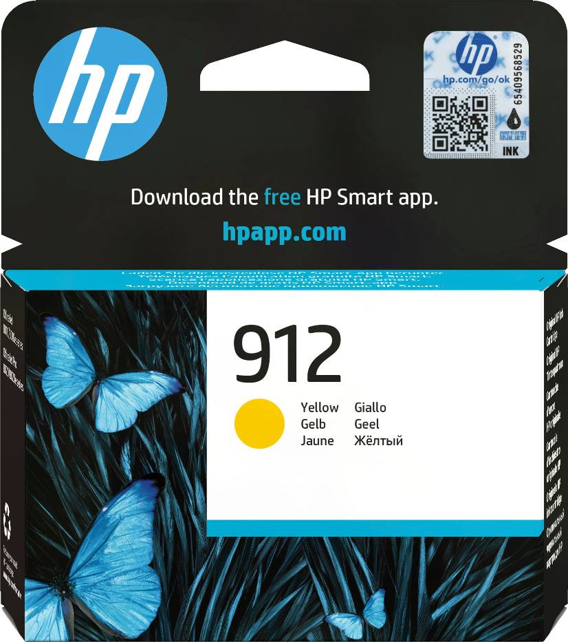 HP 912 Yellow Ink Cartridge - 3YL79AE