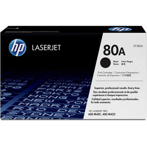 HP 80A Black Original LaserJet Toner Cartridge - CF280A