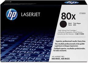 HP 80X High Yield Black Original LaserJet Toner Cartridge - CF280X
