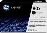 HP 80X High Yield Black Original LaserJet Toner Cartridge