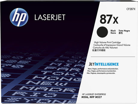 HP 87X High Yield Black Original LaserJet Toner Cartridge