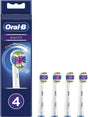 Oral-B 3D White Electric Toothbrush Heads with CleanMaximiser - 4 Pack