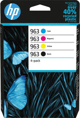 HP 963 Black Cyan Magenta Yellow Ink Cartridge Combo Pack - 6ZC70AE