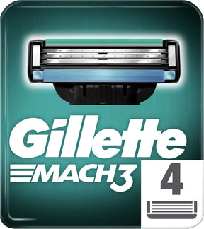 Gillette Mach3 Razor Blades - 4 Pack