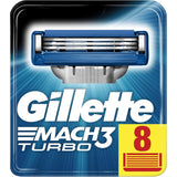 Gillette Mach3 Turbo Razor Blades - 8 Pack