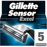 Gillette Sensor Excel Razor Blades - 5 Pack