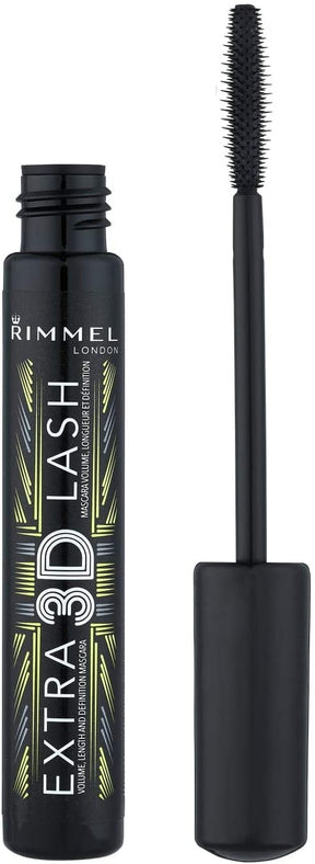 Rimmel London Extra 3D Lash Mascara Extreme Black 8ml