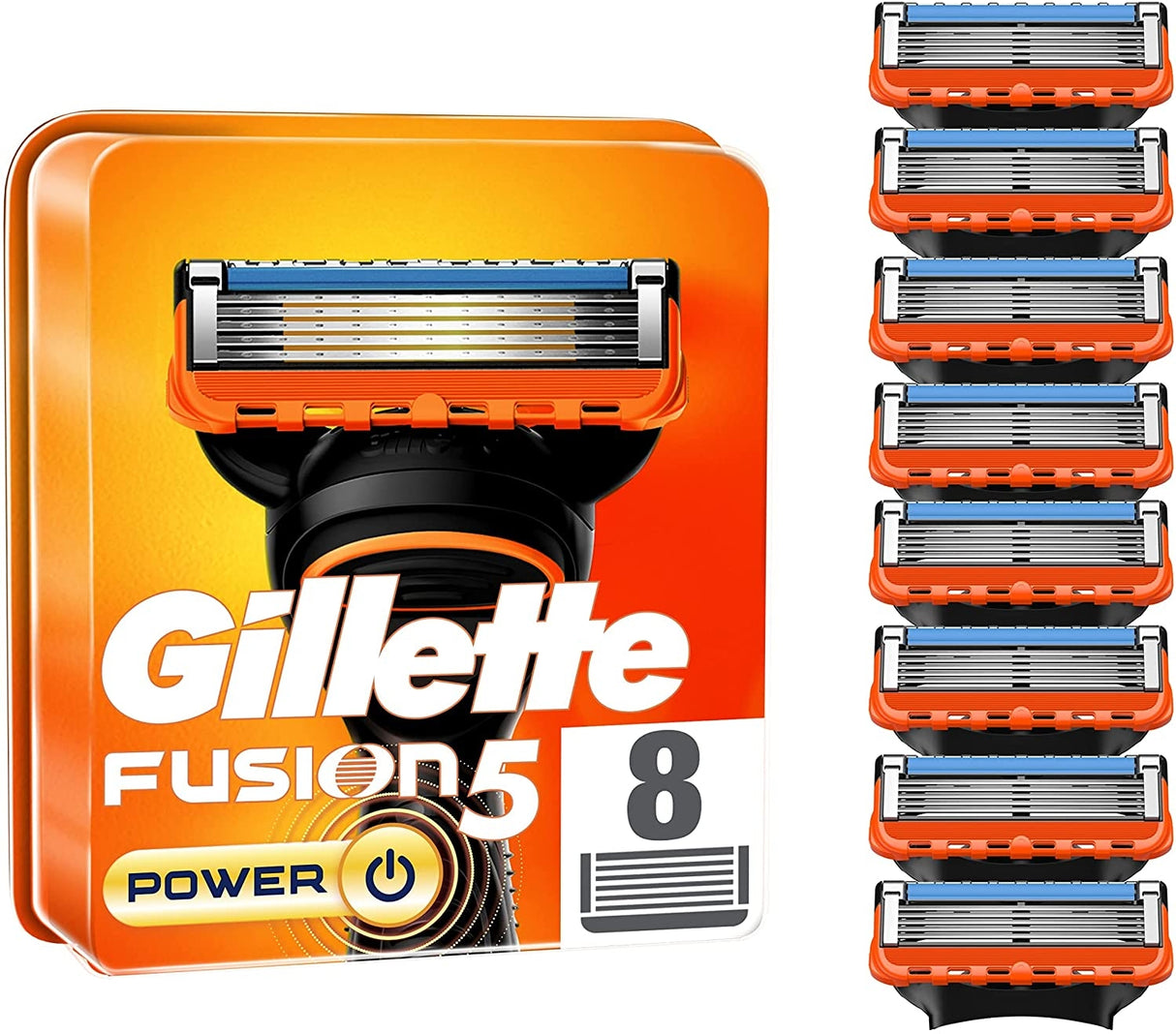 Gillette Fusion5 Power Razor Blades - 8 Pack