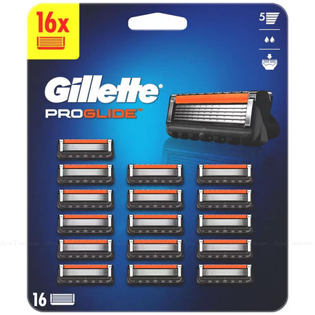 Gillette Fusion5 ProGlide Razor Blades - 16 Piece Bundle (2 Packs of 8)