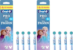Oral-B Stages Power Disney Frozen Kids Electric Toothbrush Heads - 8 Piece Bundle (2 Packs of 4)