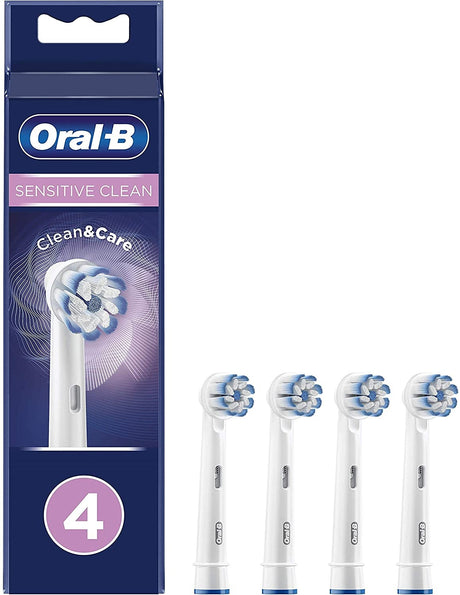 Oral-B Sensitive Clean Electric Toothbrush Heads - 4 Pack