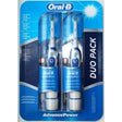 Oral-B Advance Power Battery Powered Electric Toothbrush - Twin Pack