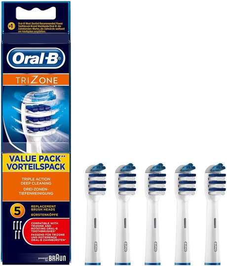 Oral-B TriZone Electric Toothbrush Heads - 5 Pack (EOL)