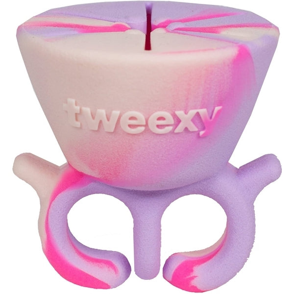 Tweexy Wearable Nail Polish Varnish Holder Ring - Pastel Taffy