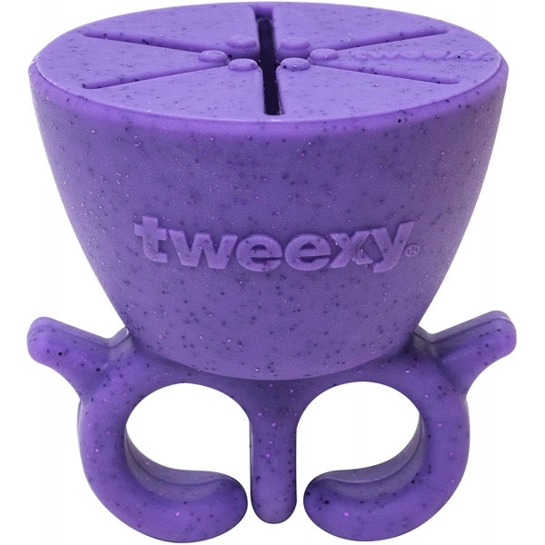 Tweexy Wearable Nail Polish Varnish Holder Ring - Purple Crush