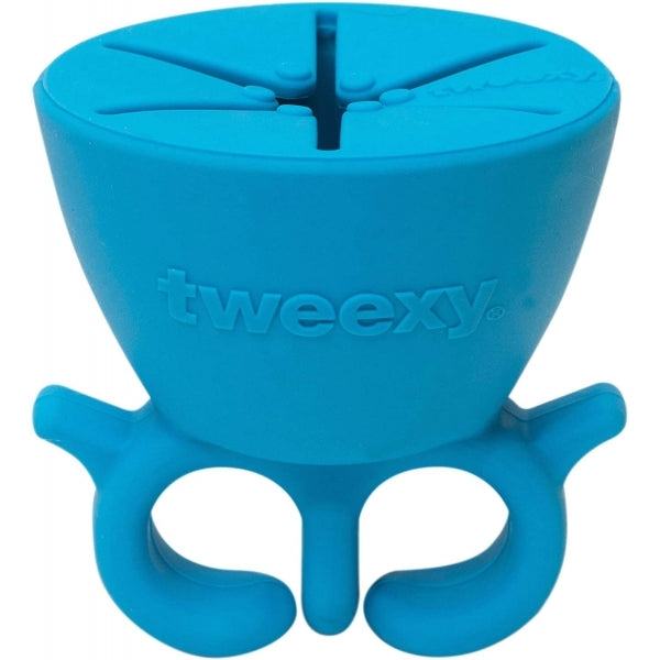 Tweexy Wearable Nail Polish Varnish Holder Ring - Beach Glass Blue