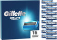 Gillette Mach3 Turbo Razor Blades - 16 Piece Bundle (2 Packs of 8)