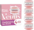 Gillette Venus ComfortGlide Spa Breeze Razor Blades - 4 Pack