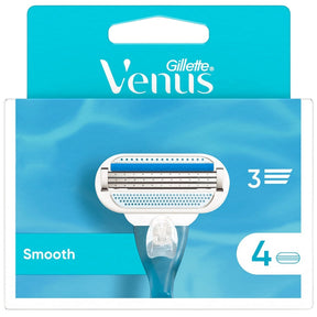 Gillette Venus Smooth Razor Blades - 4 Pack