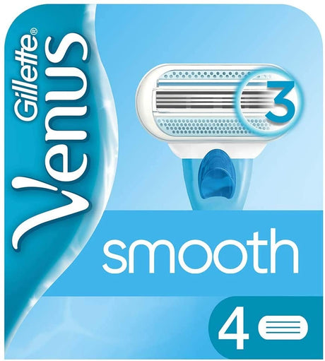 Gillette Venus Smooth Razor Blades - 4 Pack