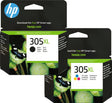 HP 305XL Black and Colour Ink Cartridge Bundle Pack