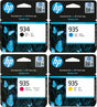 HP 934 Black and 935 Cyan Magenta Yellow Ink Cartridge Bundle Pack