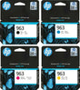 HP 963 Black Cyan Magenta Yellow Ink Cartridge Bundle Pack