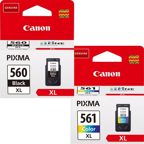 Canon PG-560XL Black and CL-561XL Colour Ink Cartridge Bundle Pack
