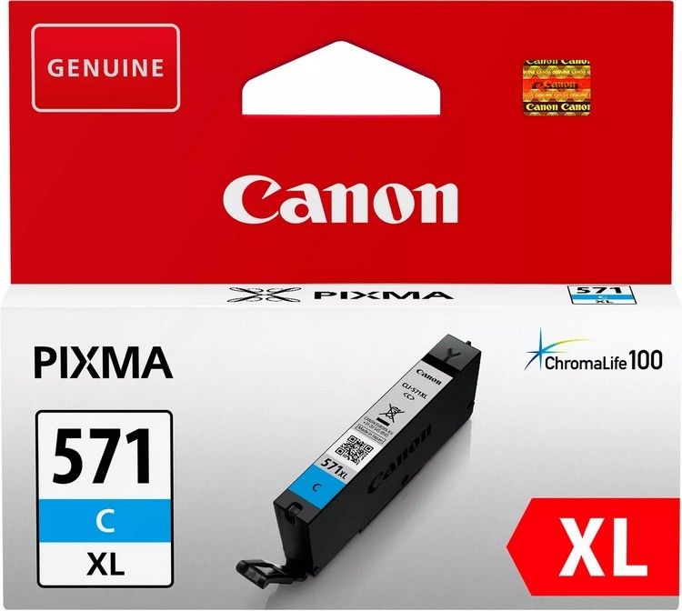 CLI 571XL Cyan Ink Cartridge 0332C001